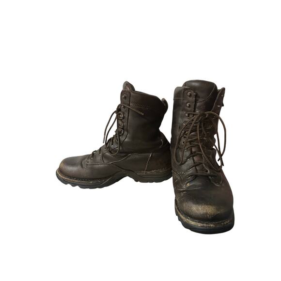 Danner Pronghorn Leather Boots Mens 11 D 8” Brown Waterproof Hunt Outdoor Used - Picture 3 of 8